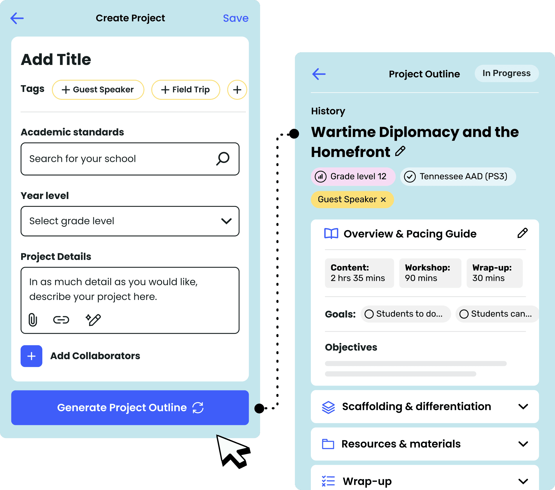 Attainable Project Planning Example